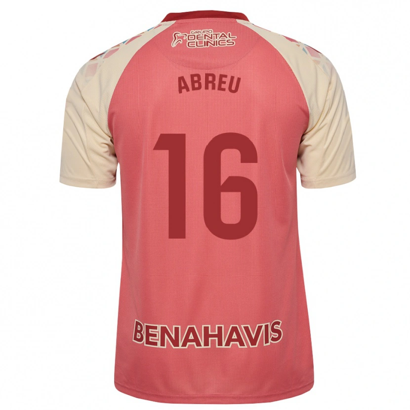 Danxen Mujer Camiseta Marco Abreu #16 Rosa Claro Azul Rojo 2ª Equipación 2026/27 La Camisa