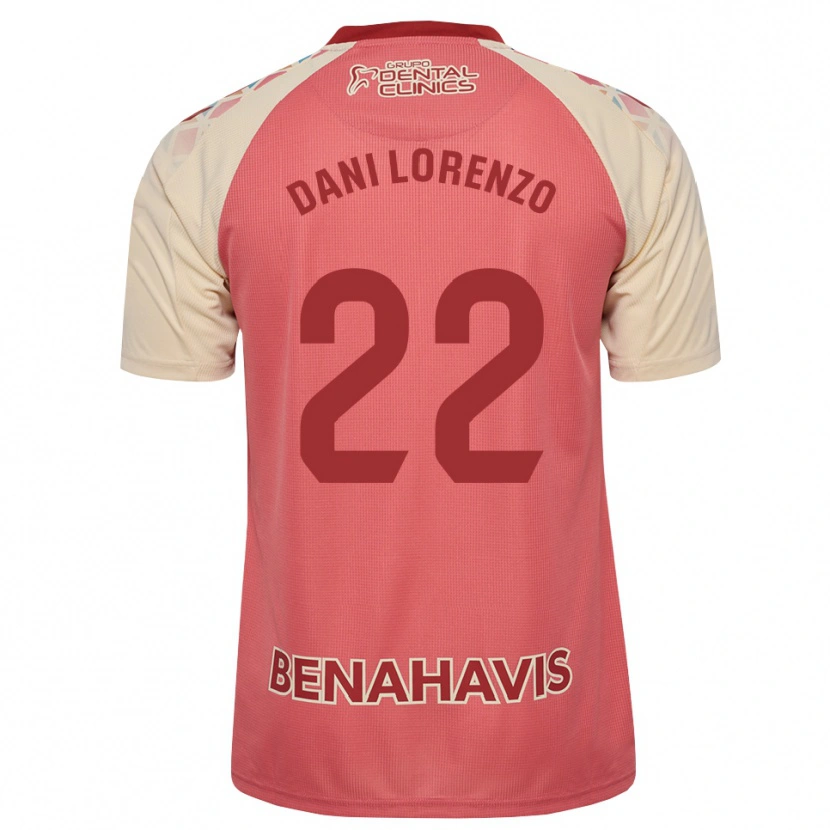 Danxen Mujer Camiseta Dani Lorenzo #22 Rosa Claro Azul Rojo 2ª Equipación 2026/27 La Camisa
