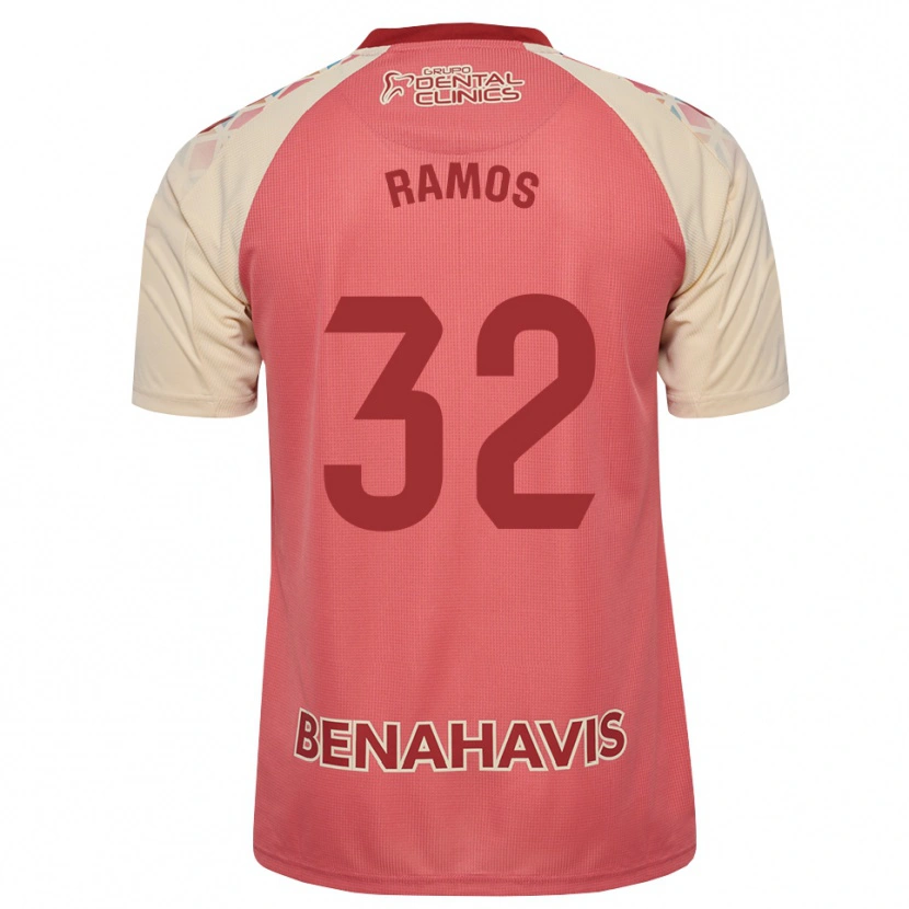 Danxen Mujer Camiseta Salva Ramos #32 Rosa Claro Azul Rojo 2ª Equipación 2026/27 La Camisa