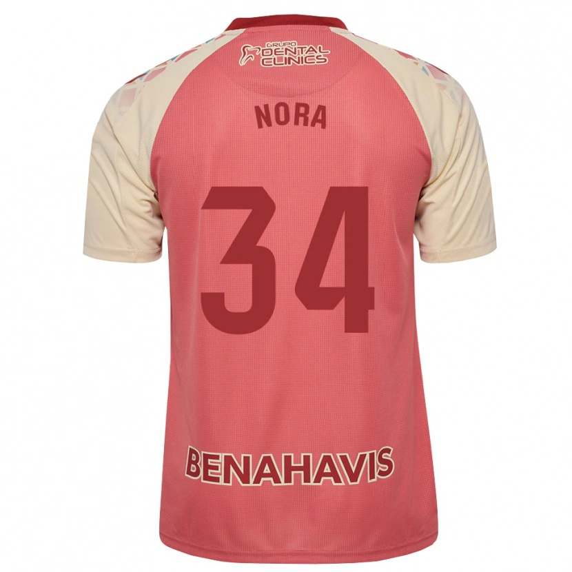 Danxen Mujer Camiseta Nora #34 Rosa Claro Azul Rojo 2ª Equipación 2026/27 La Camisa