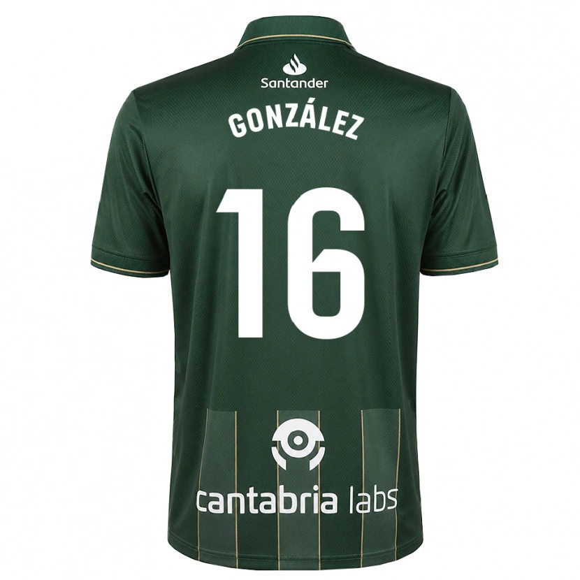 Danxen Mujer Camiseta Facundo González #16 Gris Pizarra Oscuro Blanco 2ª Equipación 2026/27 La Camisa