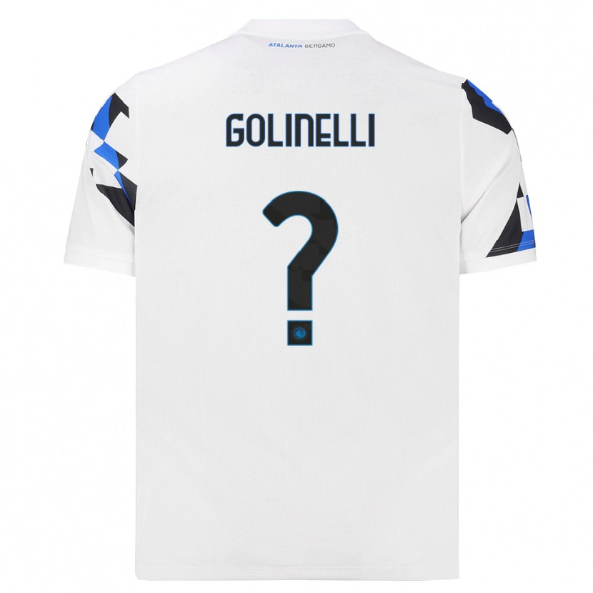 Danxen Mujer Camiseta Martino Golinelli #0 Blanco Rojo Azul 2ª Equipación 2026/27 La Camisa