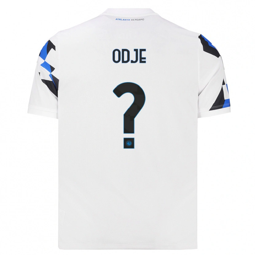 Danxen Mujer Camiseta Jeff Odje #0 Blanco Rojo Azul 2ª Equipación 2026/27 La Camisa
