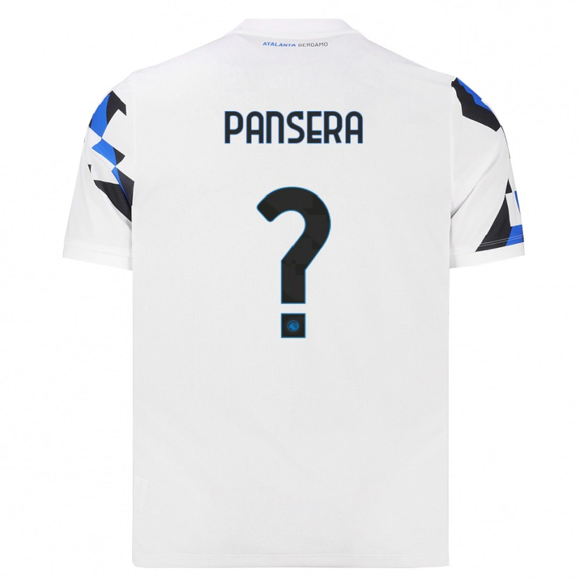 Danxen Mujer Camiseta Davide Pansera #0 Blanco Rojo Azul 2ª Equipación 2026/27 La Camisa