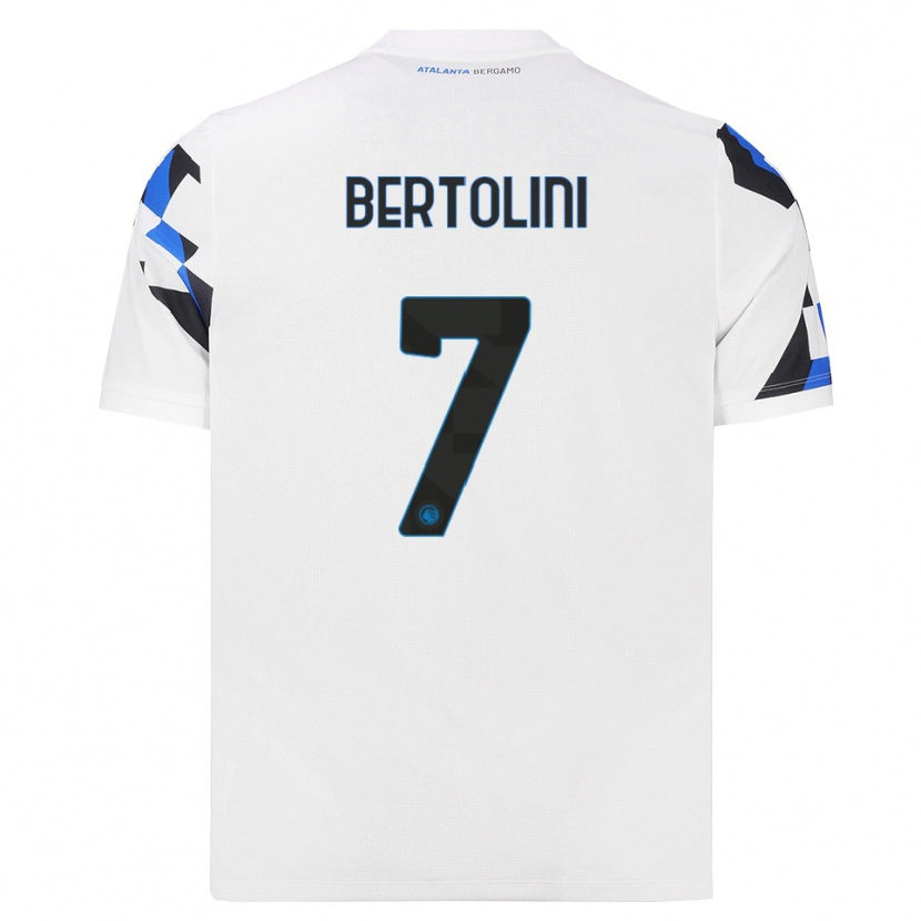 Danxen Mujer Camiseta Gabriele Bertolini #7 Blanco Rojo Azul 2ª Equipación 2026/27 La Camisa