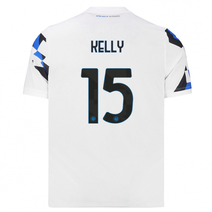 Danxen Mujer Camiseta Maegan Kelly #15 Blanco Rojo Azul 2ª Equipación 2026/27 La Camisa