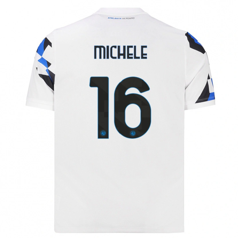 Danxen Mujer Camiseta Michele Rinaldi #16 Blanco Rojo Azul 2ª Equipación 2026/27 La Camisa