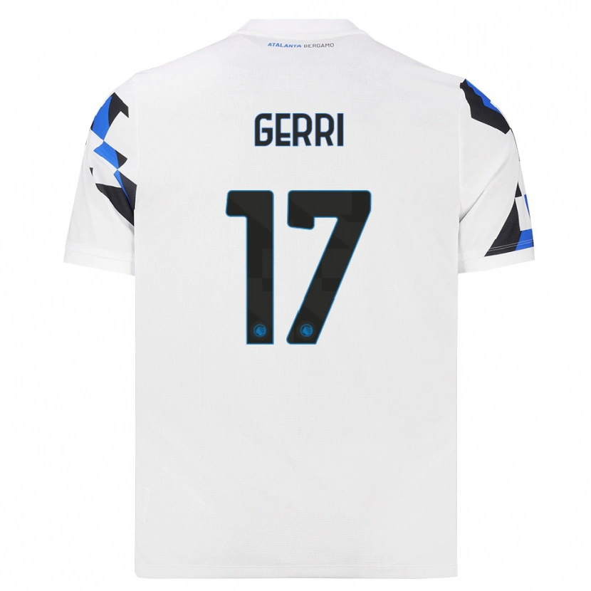 Danxen Mujer Camiseta Romeo Gerri #17 Blanco Rojo Azul 2ª Equipación 2026/27 La Camisa
