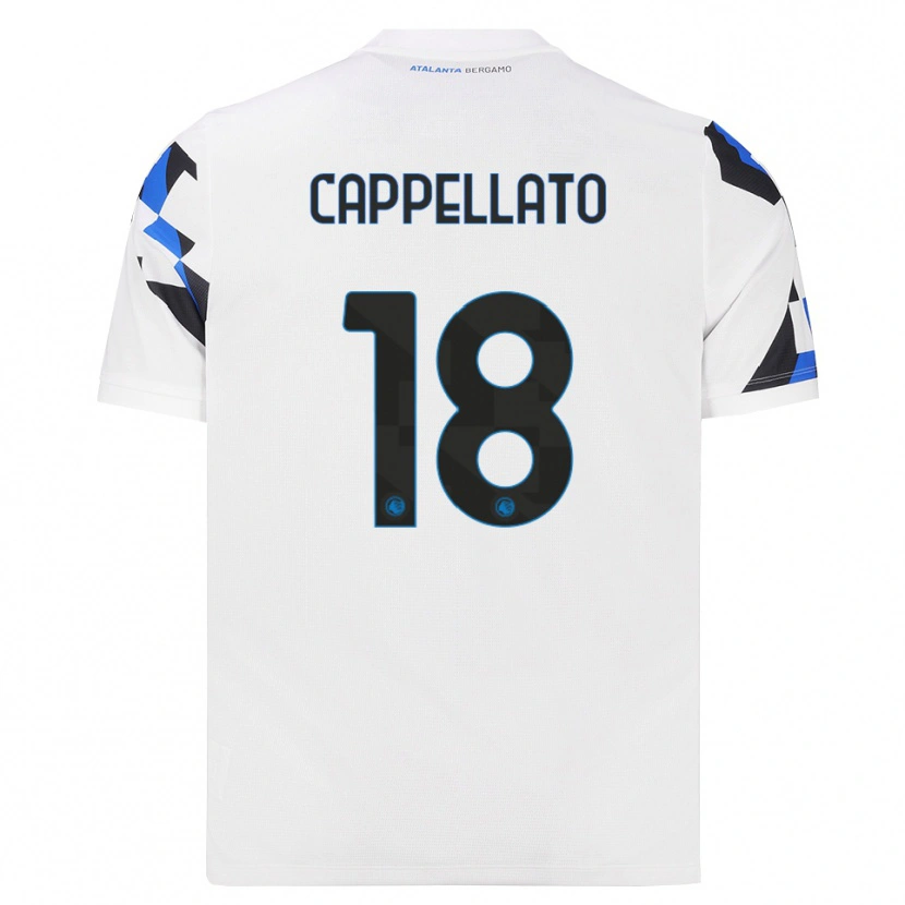 Danxen Mujer Camiseta Nicola Cappellato #18 Blanco Rojo Azul 2ª Equipación 2026/27 La Camisa