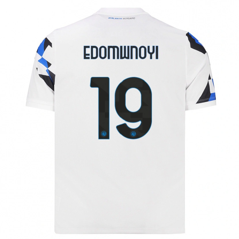 Danxen Mujer Camiseta Blessed Edomwnoyi #19 Blanco Rojo Azul 2ª Equipación 2026/27 La Camisa