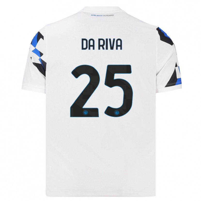 Danxen Mujer Camiseta Jacopo Da Riva #25 Blanco Rojo Azul 2ª Equipación 2026/27 La Camisa
