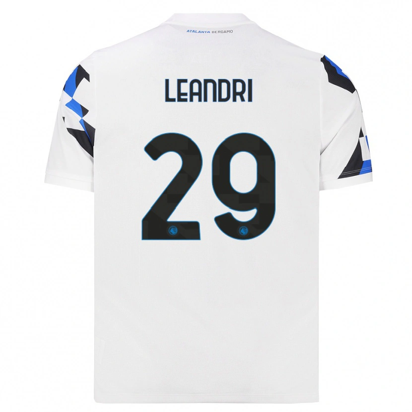 Danxen Mujer Camiseta Marco Leandri #29 Blanco Rojo Azul 2ª Equipación 2026/27 La Camisa