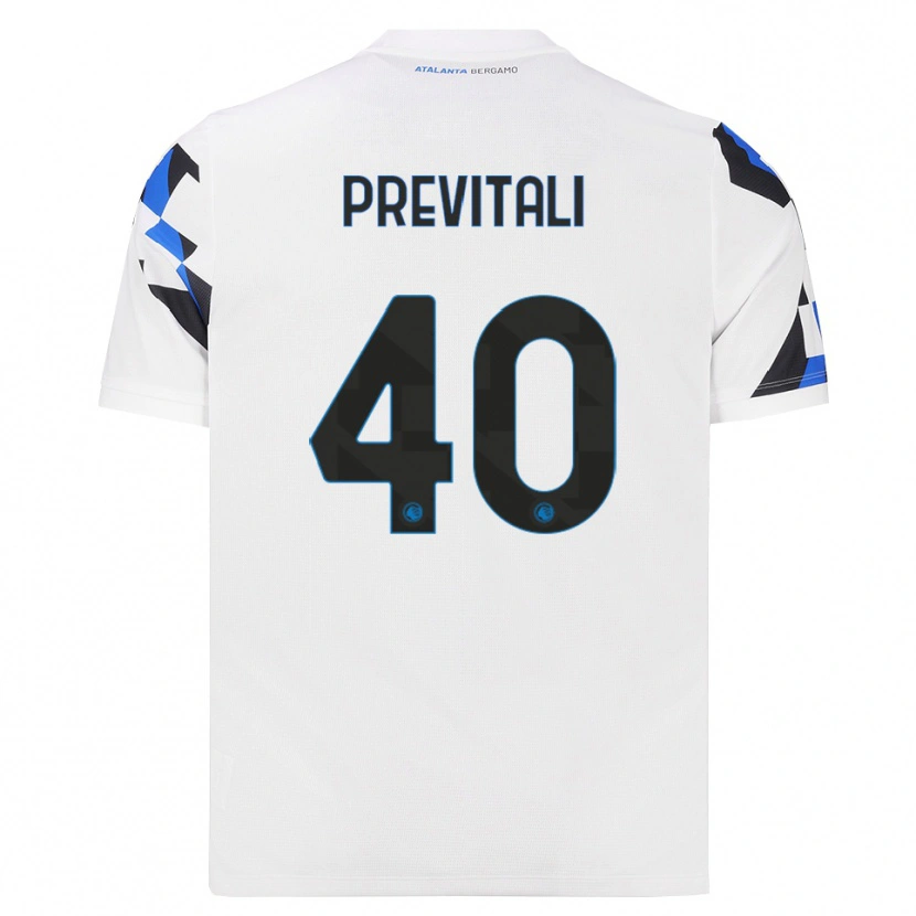 Danxen Mujer Camiseta Cristian Previtali #40 Blanco Rojo Azul 2ª Equipación 2026/27 La Camisa