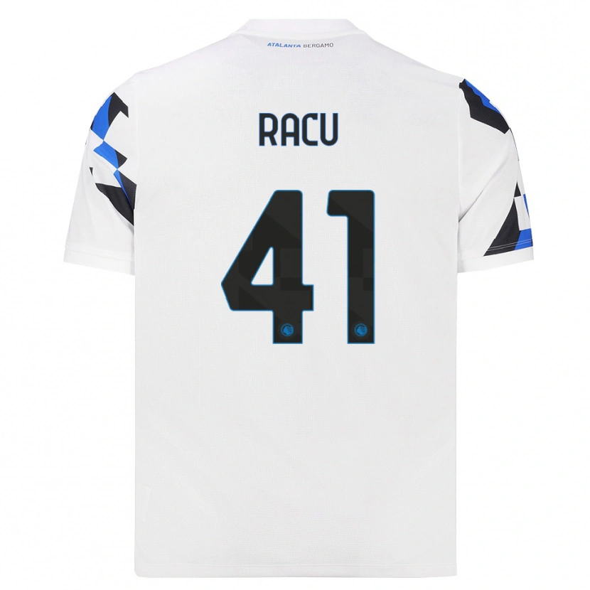Danxen Mujer Camiseta Andrei Racu #41 Blanco Rojo Azul 2ª Equipación 2026/27 La Camisa