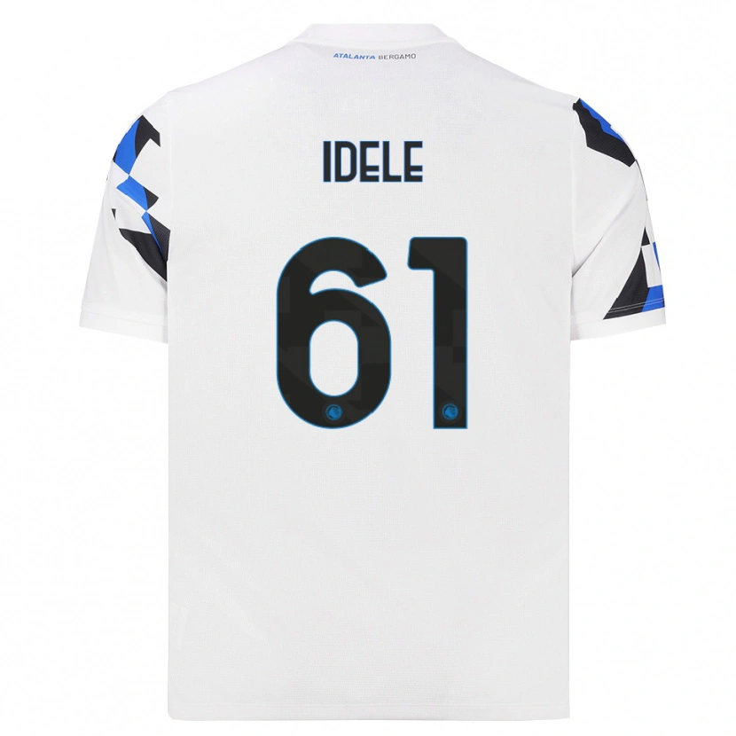 Danxen Mujer Camiseta Javison Idele #61 Blanco Rojo Azul 2ª Equipación 2026/27 La Camisa