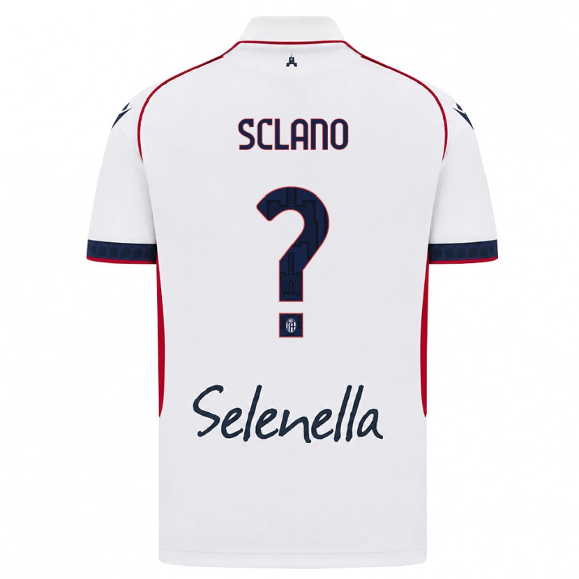 Danxen Mujer Camiseta Saymon Sclano #0 Blanco Rojo Azul Real 2ª Equipación 2026/27 La Camisa