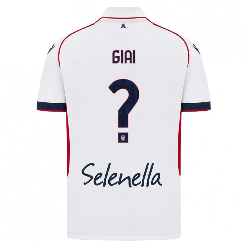 Danxen Mujer Camiseta Alice Giai #0 Blanco Rojo Azul Real 2ª Equipación 2026/27 La Camisa
