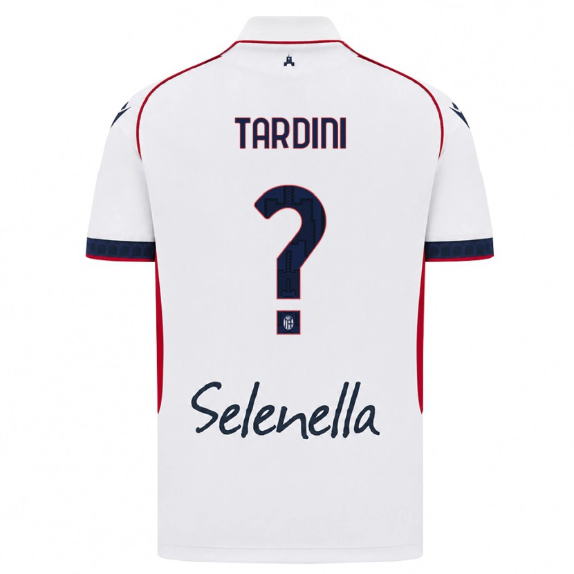 Danxen Mujer Camiseta Sara Tardini #0 Blanco Rojo Azul Real 2ª Equipación 2026/27 La Camisa