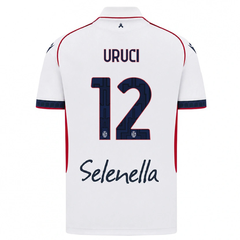 Danxen Mujer Camiseta Klejton Uruci #12 Blanco Rojo Azul Real 2ª Equipación 2026/27 La Camisa