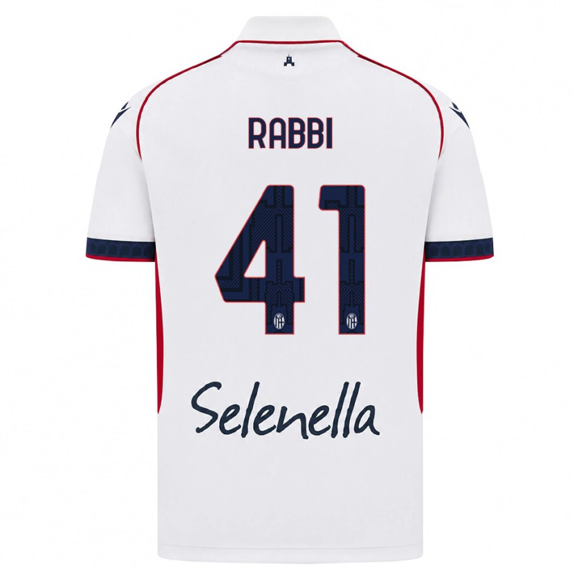 Danxen Mujer Camiseta Giovanni Rabbi #41 Blanco Rojo Azul Real 2ª Equipación 2026/27 La Camisa