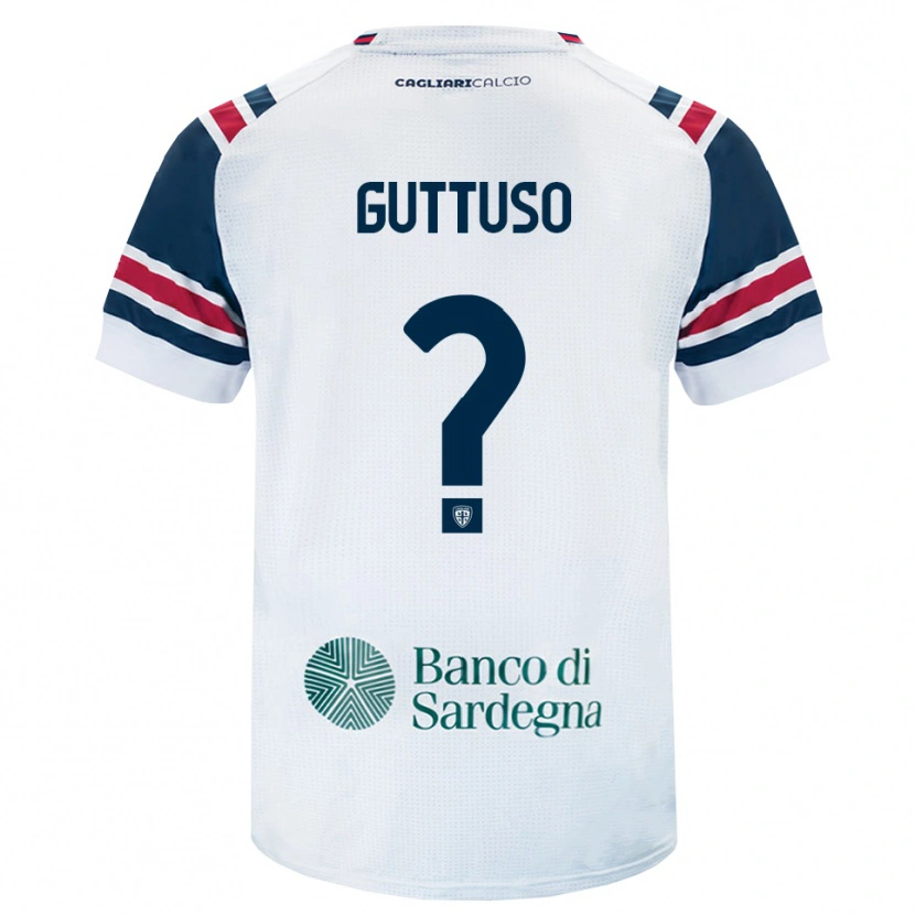 Danxen Mujer Camiseta Iacopo Guttuso #0 Blanco Rojo Verde 2ª Equipación 2026/27 La Camisa