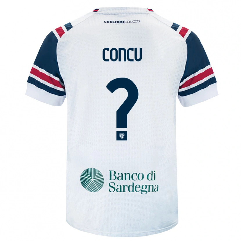 Danxen Mujer Camiseta Marco Concu #0 Blanco Rojo Verde 2ª Equipación 2026/27 La Camisa