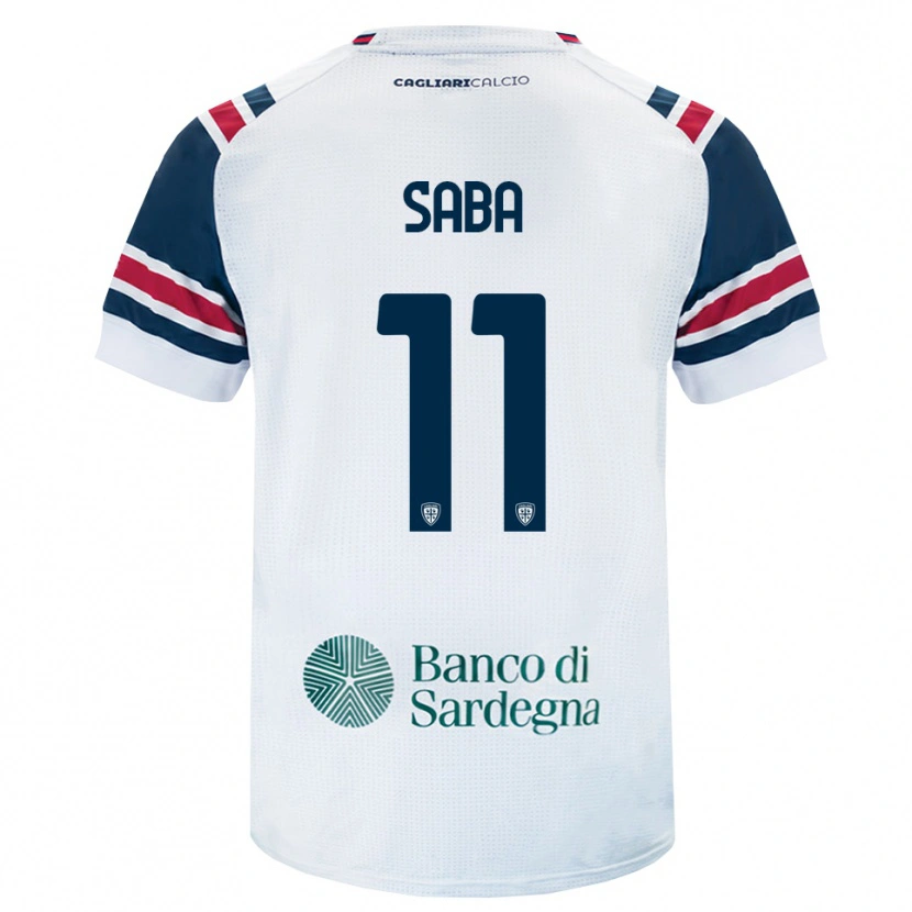 Danxen Mujer Camiseta Alessio Saba #11 Blanco Rojo Verde 2ª Equipación 2026/27 La Camisa