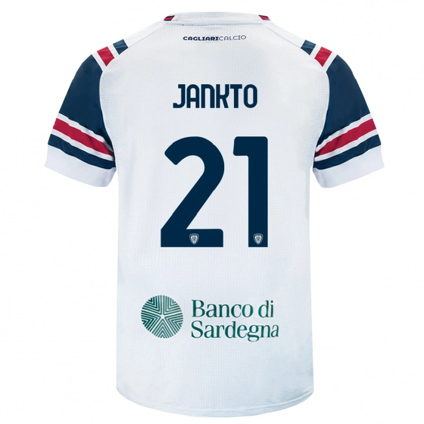 Danxen Mujer Camiseta Jakub Jankto #21 Blanco Rojo Verde 2ª Equipación 2026/27 La Camisa