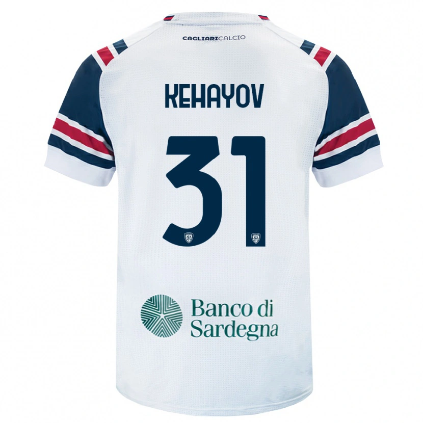 Danxen Mujer Camiseta Atanas Kehayov #31 Blanco Rojo Verde 2ª Equipación 2026/27 La Camisa