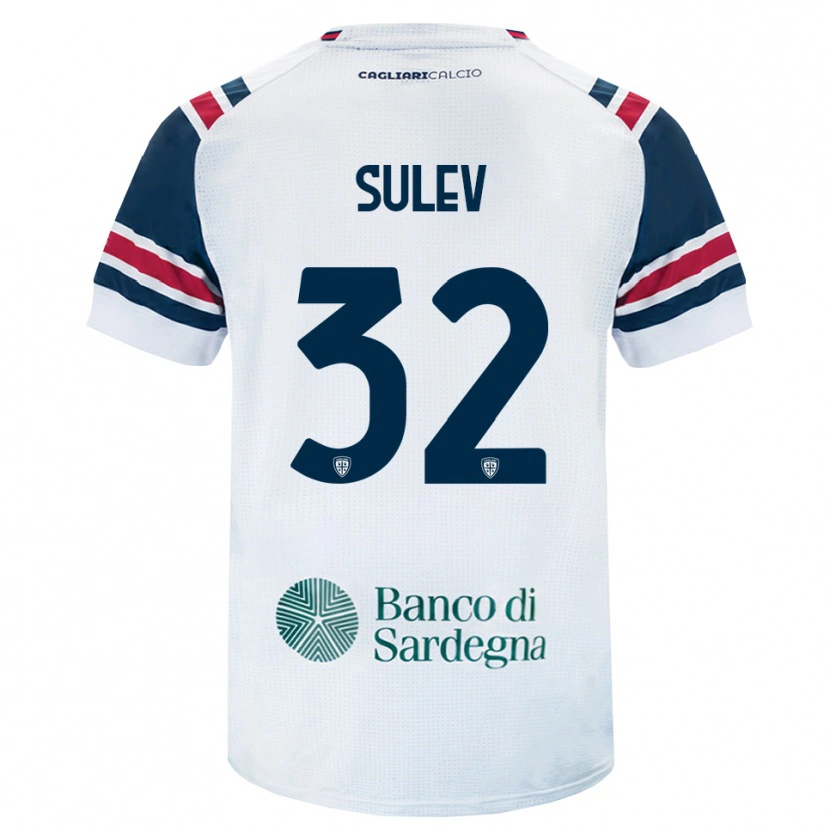 Danxen Mujer Camiseta Ivan Sulev #32 Blanco Rojo Verde 2ª Equipación 2026/27 La Camisa