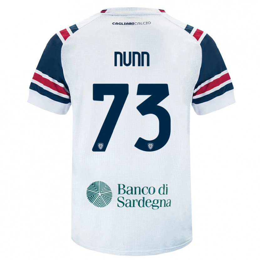 Danxen Mujer Camiseta Jack Nunn #73 Blanco Rojo Verde 2ª Equipación 2026/27 La Camisa