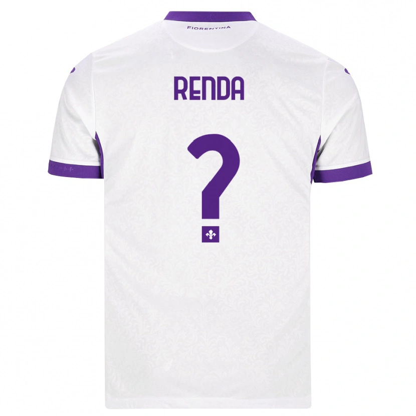 Danxen Mujer Camiseta Thomas Renda #0 Blanco Morado 2ª Equipación 2026/27 La Camisa