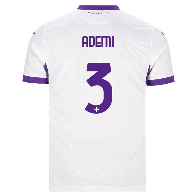 Danxen Mujer Camiseta Arnis Ademi #3 Blanco Morado 2ª Equipación 2026/27 La Camisa