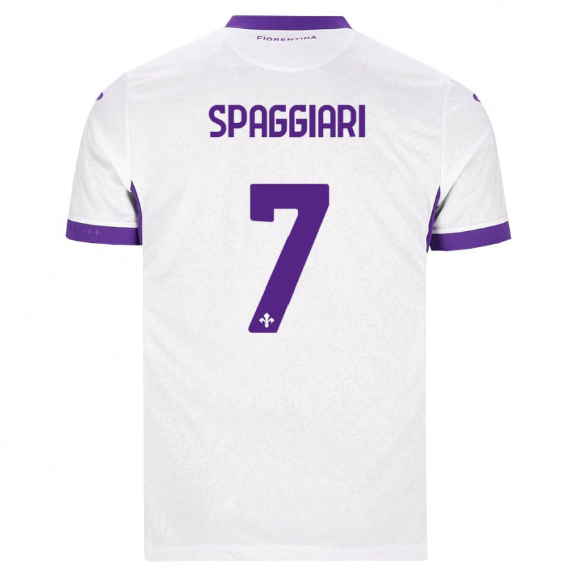Danxen Mujer Camiseta Riccardo Spaggiari #7 Blanco Morado 2ª Equipación 2026/27 La Camisa