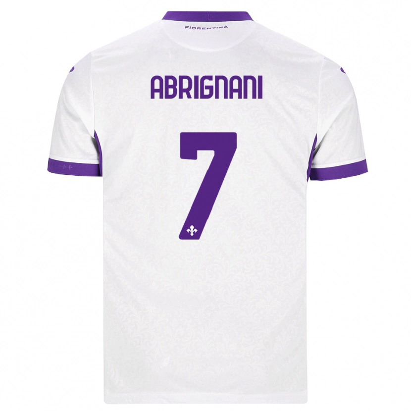 Danxen Mujer Camiseta Filippo Abrignani #7 Blanco Morado 2ª Equipación 2026/27 La Camisa