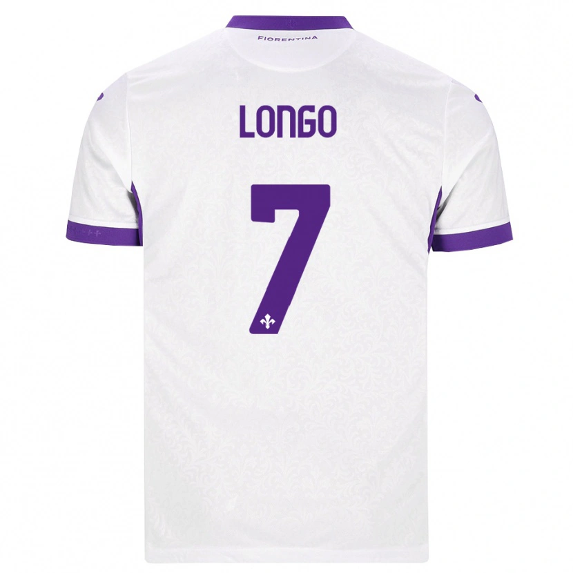 Danxen Mujer Camiseta Miriam Longo #7 Blanco Morado 2ª Equipación 2026/27 La Camisa
