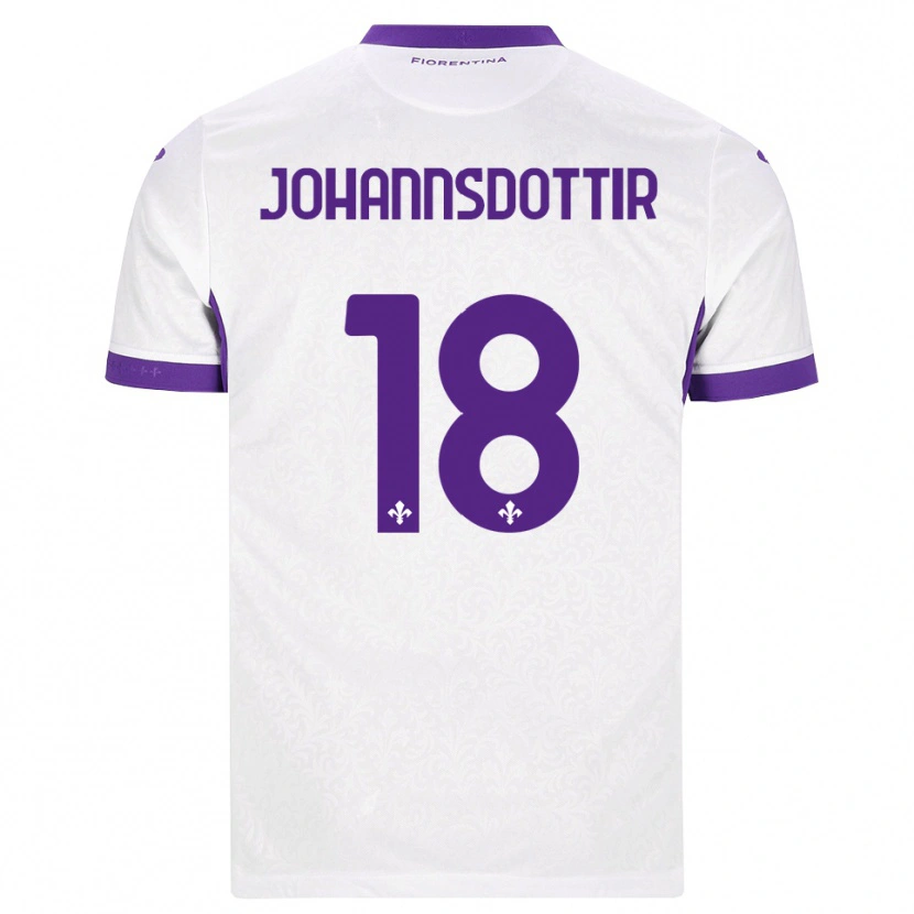 Danxen Mujer Camiseta Alexandra Johannsdottir #18 Blanco Morado 2ª Equipación 2026/27 La Camisa