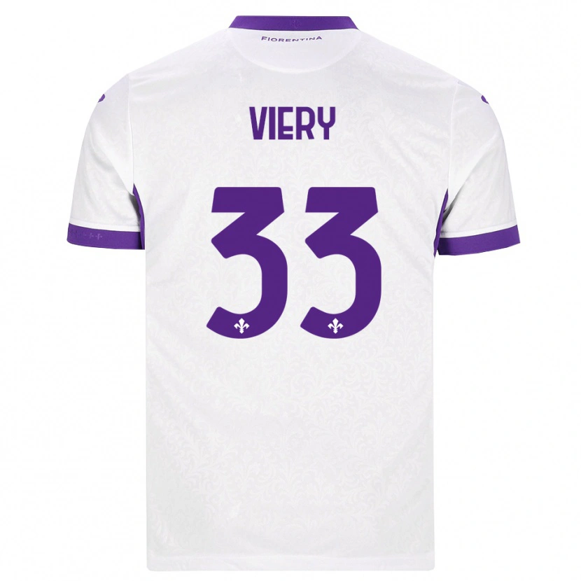 Danxen Mujer Camiseta Viery Fernandes Santos Lopes #33 Blanco Morado 2ª Equipación 2026/27 La Camisa