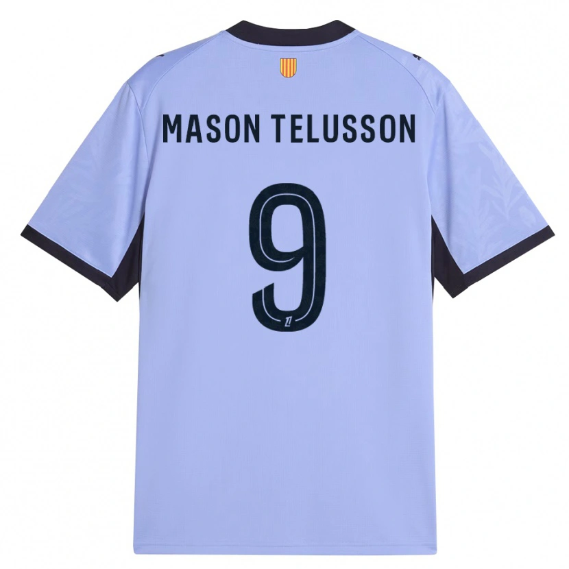 Danxen Mujer Camiseta Jah-Mason Telusson #9 Lavanda Negro Equipación Tercera 2026/27 La Camisa