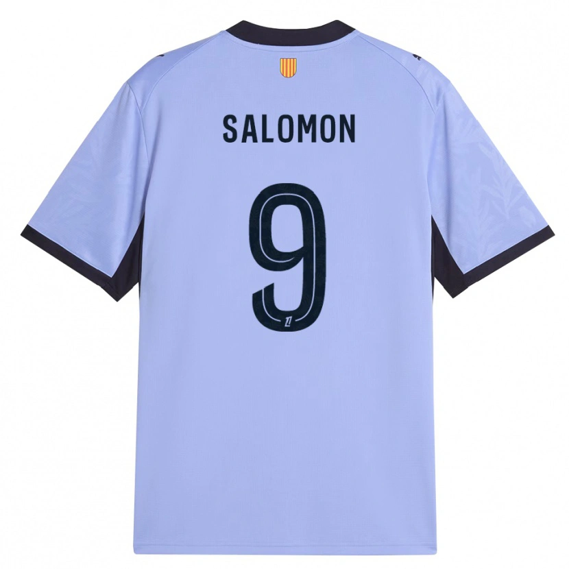 Danxen Mujer Camiseta Maeva Salomon #9 Lavanda Negro Equipación Tercera 2026/27 La Camisa