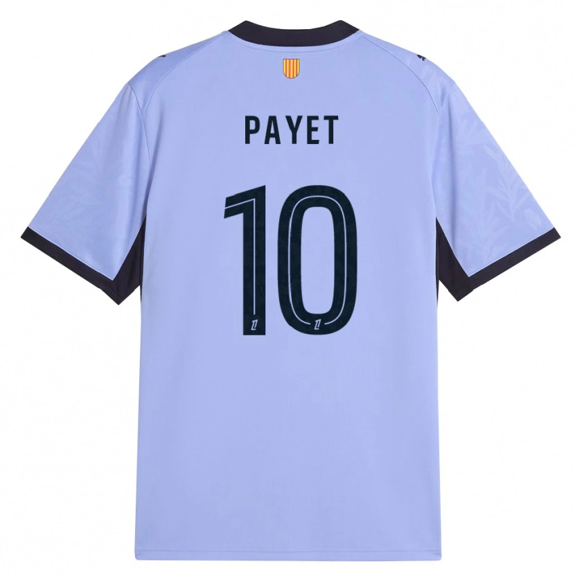 Danxen Mujer Camiseta Dimitri Payet #10 Lavanda Negro Equipación Tercera 2026/27 La Camisa
