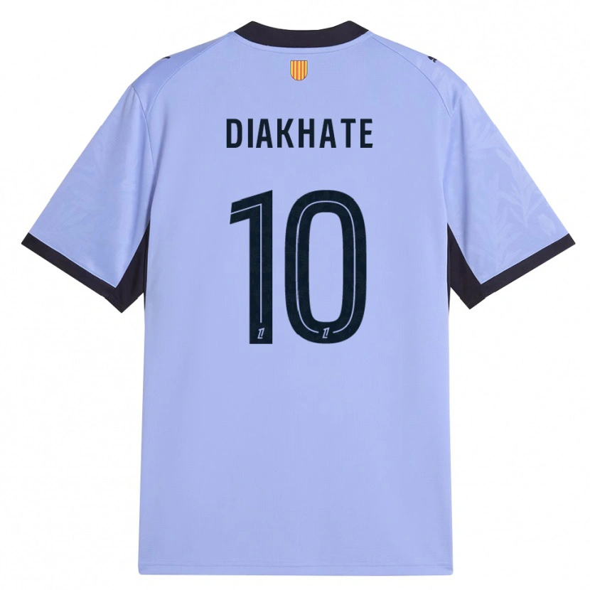 Danxen Mujer Camiseta Ndeye Awa Diakhaté #10 Lavanda Negro Equipación Tercera 2026/27 La Camisa