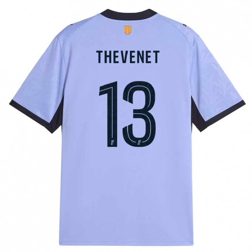 Danxen Mujer Camiseta Maxence Thevenet #13 Lavanda Negro Equipación Tercera 2026/27 La Camisa