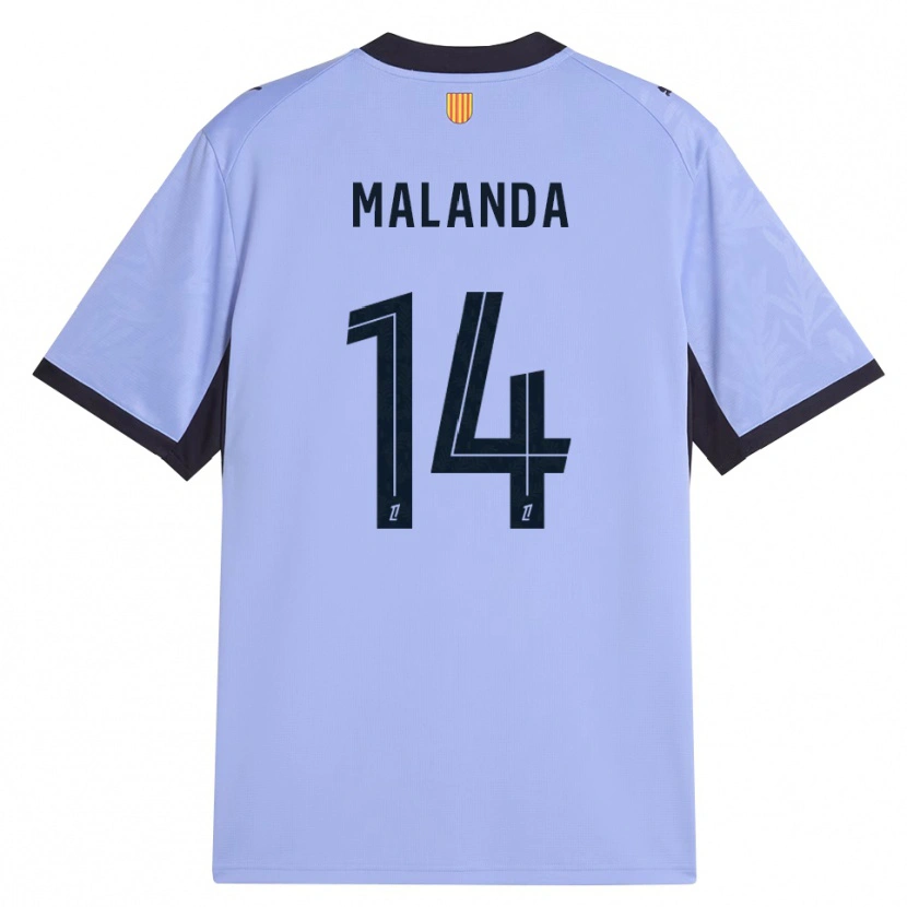 Danxen Mujer Camiseta Jephthe Malanda #14 Lavanda Negro Equipación Tercera 2026/27 La Camisa