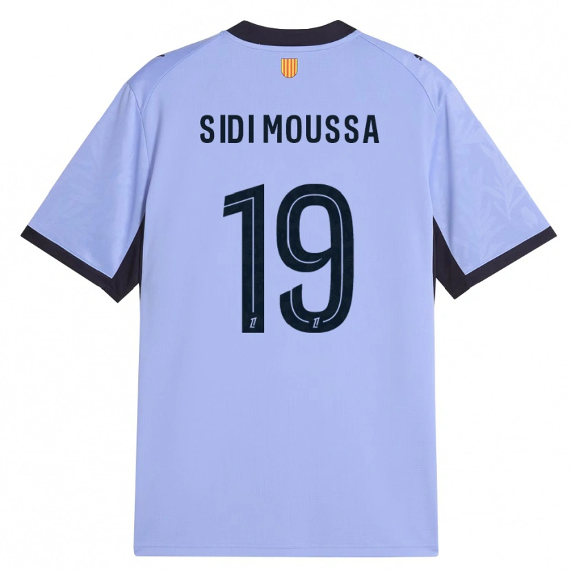 Danxen Mujer Camiseta Salima Sidi Moussa #19 Lavanda Negro Equipación Tercera 2026/27 La Camisa