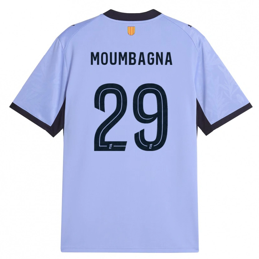 Danxen Mujer Camiseta Faris Moumbagna #29 Lavanda Negro Equipación Tercera 2026/27 La Camisa