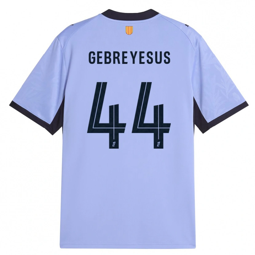 Danxen Mujer Camiseta Esey Gebreyesus #44 Lavanda Negro Equipación Tercera 2026/27 La Camisa
