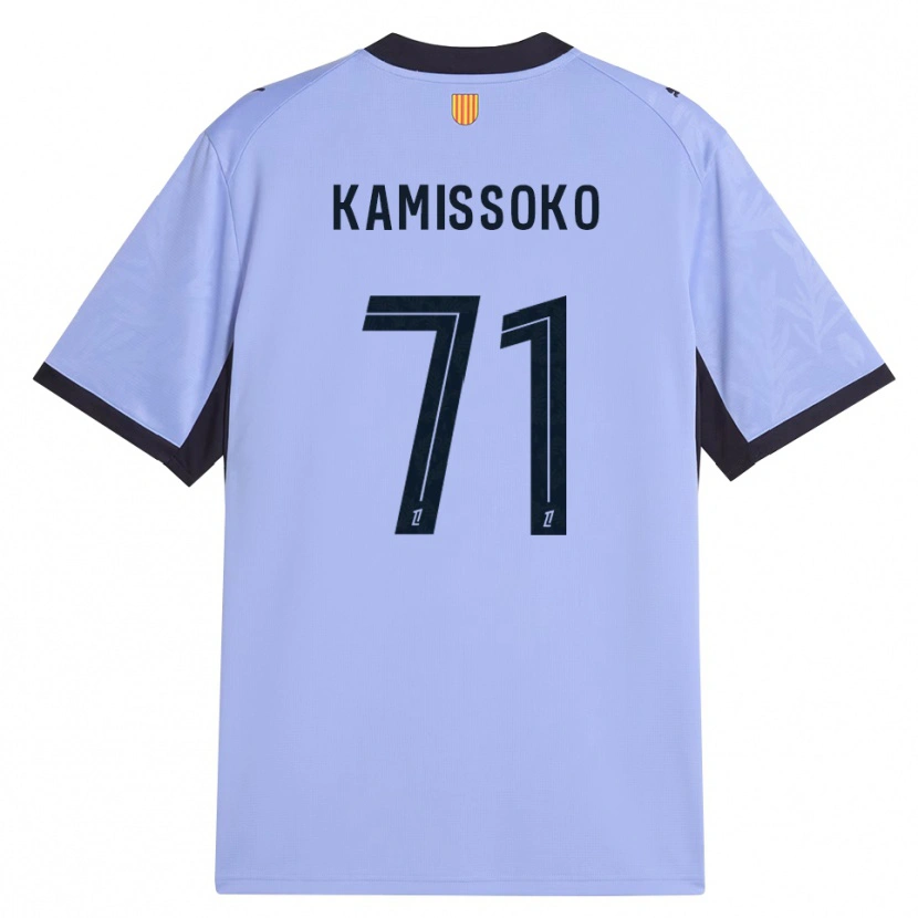 Danxen Mujer Camiseta Nouhoum Kamissoko #71 Lavanda Negro Equipación Tercera 2026/27 La Camisa