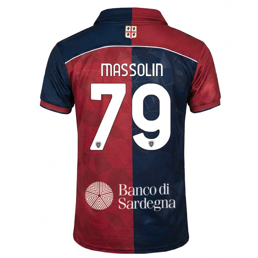 Danxen Mujer Camiseta Yanis Massolin #79 Burdeos Azul Real 1ª Equipación 2026/27 La Camisa