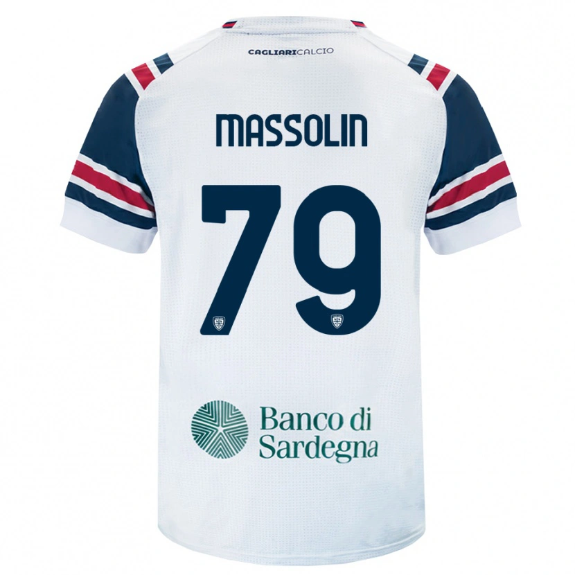 Danxen Mujer Camiseta Yanis Massolin #79 Blanco Rojo Verde 2ª Equipación 2026/27 La Camisa